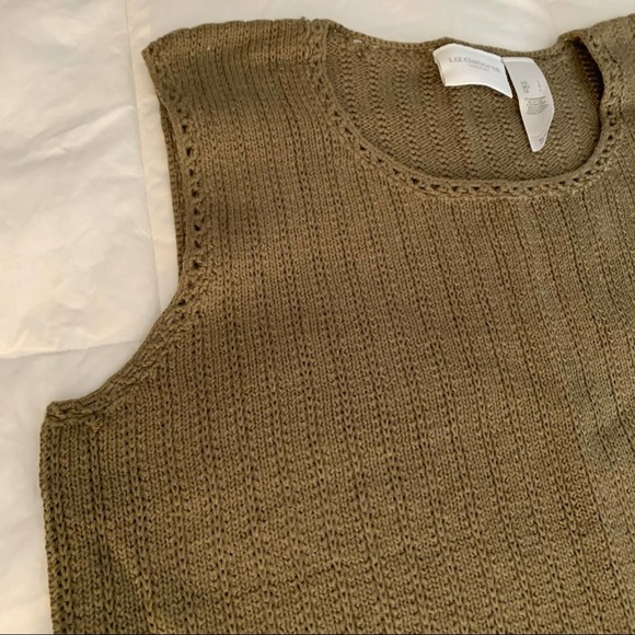 Liz Claiborne Knit Sleeveless Top - Picture 2 of 3